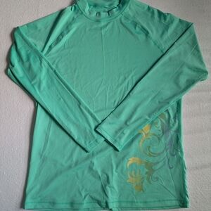 Green Long Sleeve Rash Guard